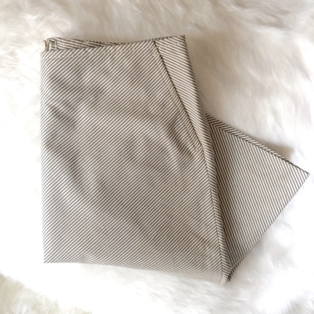 Banana republic pinstripe pencil skirt